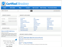 Tablet Screenshot of certifieddirectory.com
